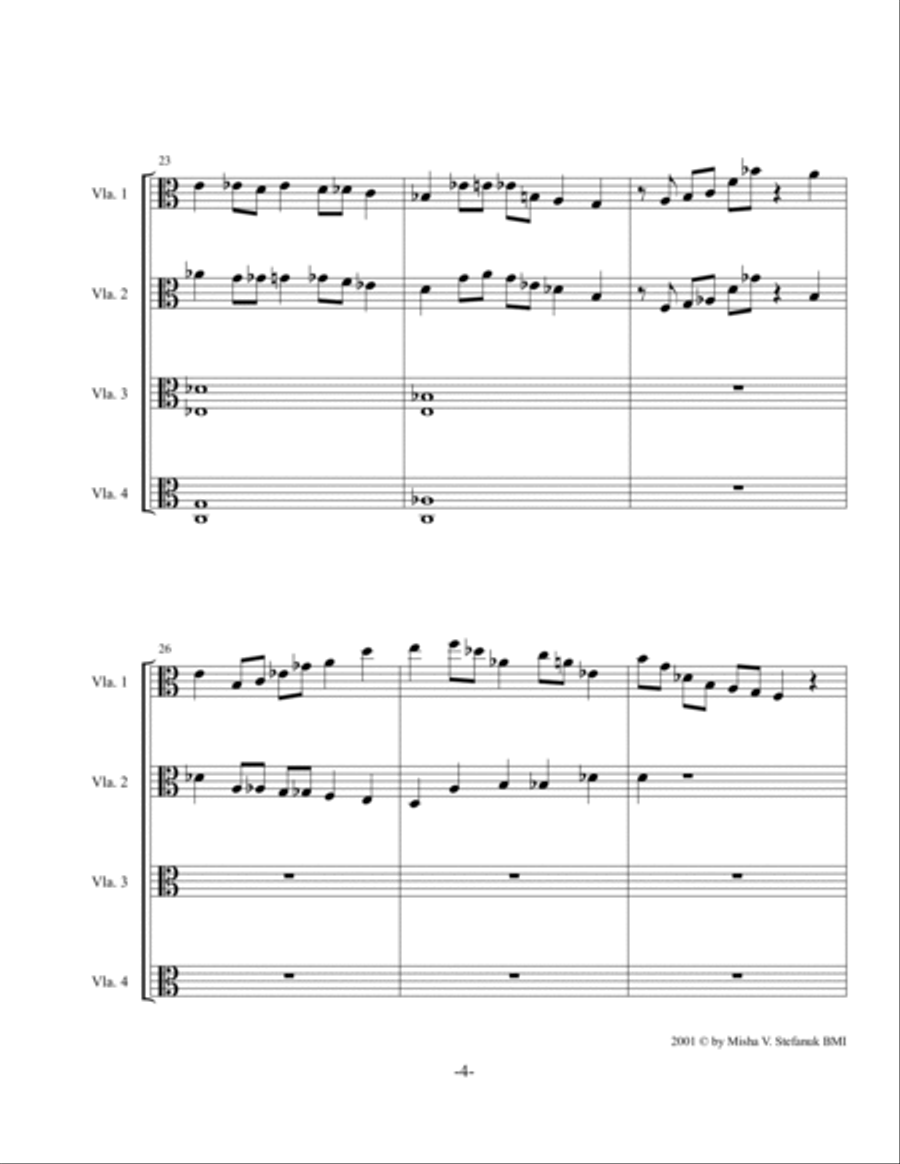 4U String Quartet scores gallery preview page 4