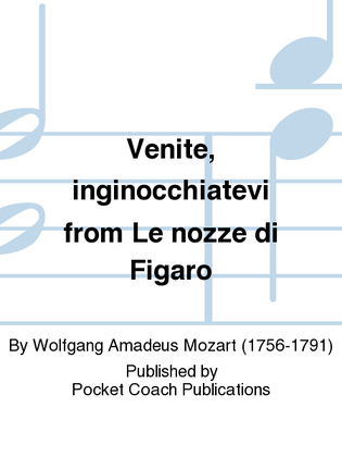 Book cover for Venite, inginocchiatevi from Le nozze di Figaro