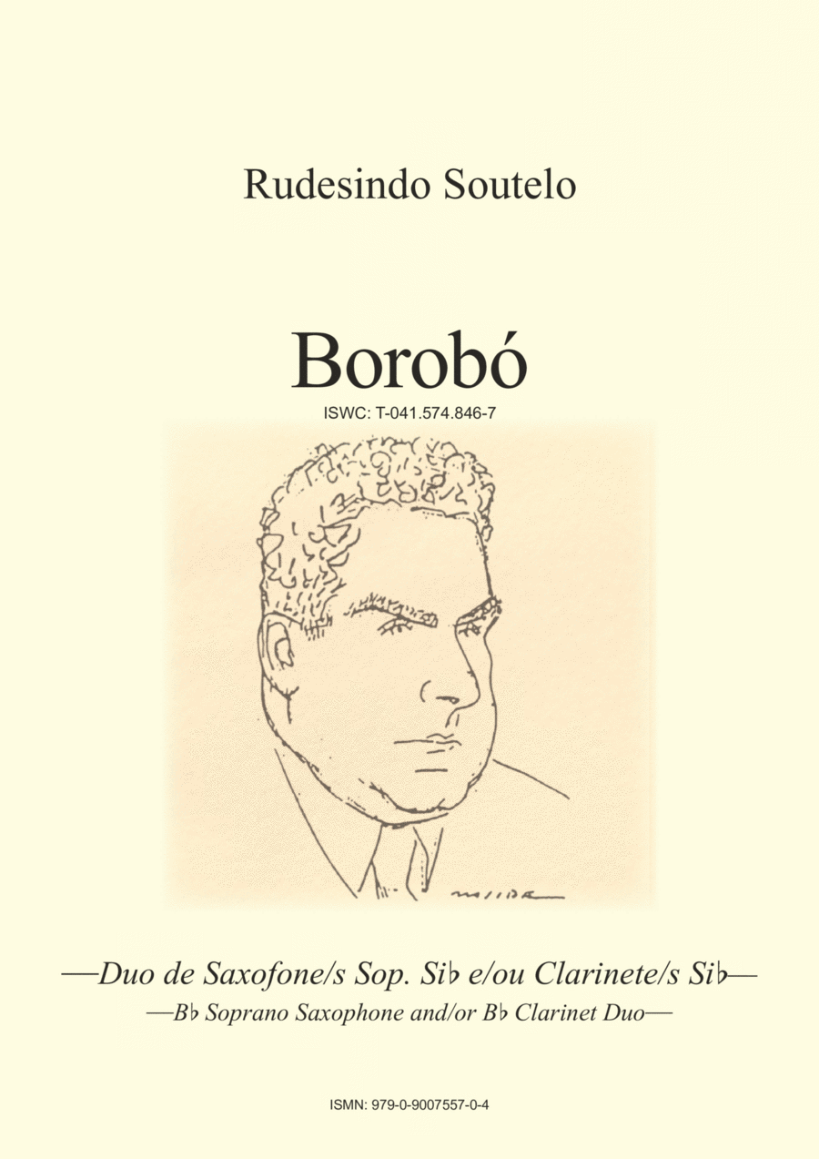 Borobó (SopSaxophone and/or Clarinet Duo) Clarinet Duet scores gallery preview page 1