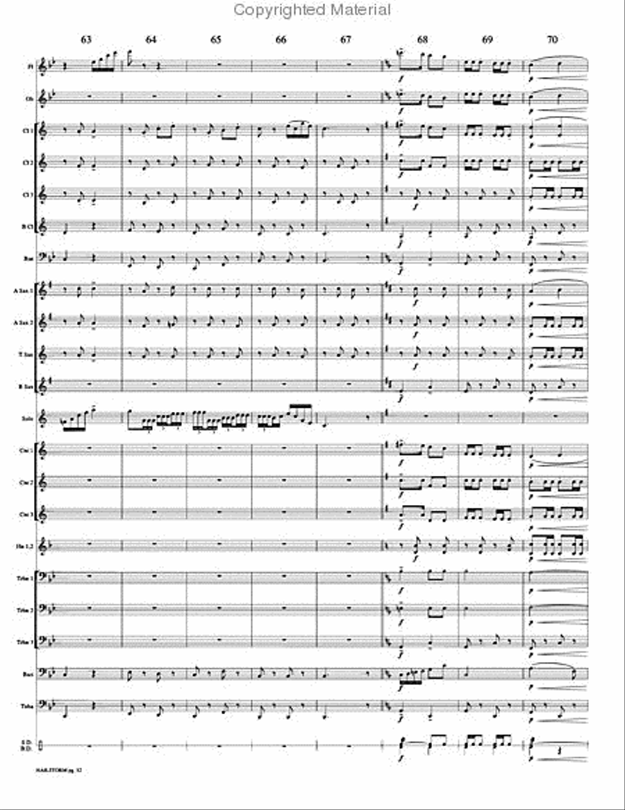 Hailstorm Hailstorm Concert Band scores gallery preview page 15