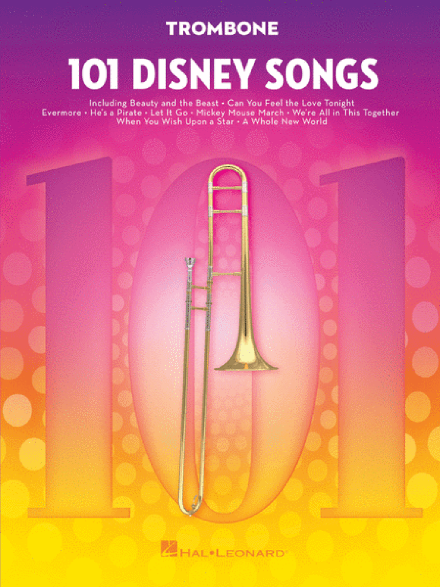 101 Disney Songs 101 Disney Songs Trombone Solo scores gallery preview page 1
