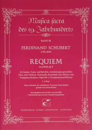 Book cover for Requiem in g