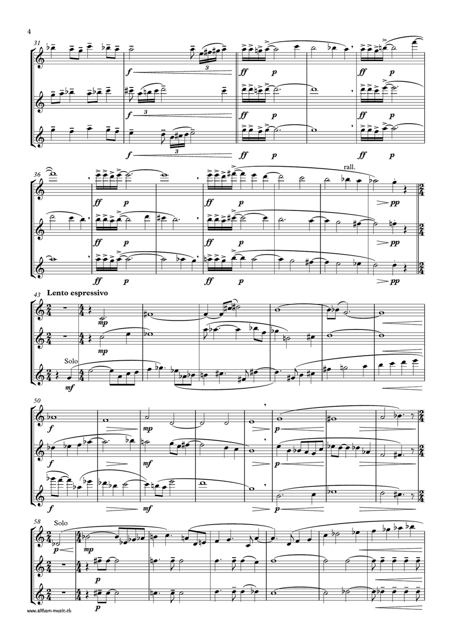 Akheloides Flute Trio scores gallery preview page 5