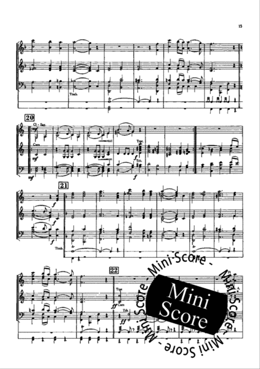Fantasia from Concert Suite Concert Band scores gallery preview page 15