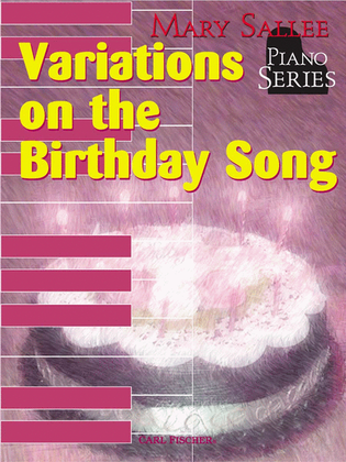 Book cover for Variations On The Birthday Song
