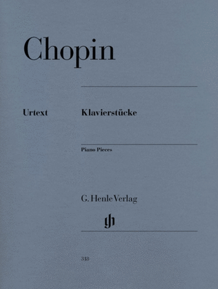 Book cover for Chopin - Piano Pieces Urtext