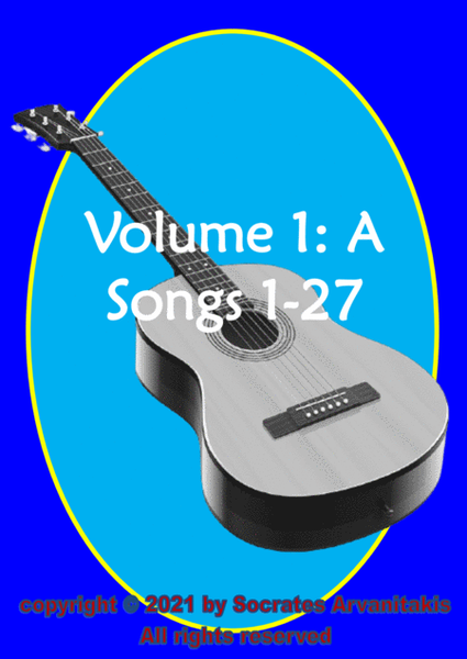 Folk Songs For Classical Guitar - Volume 1 (Songs 1-27) image number null