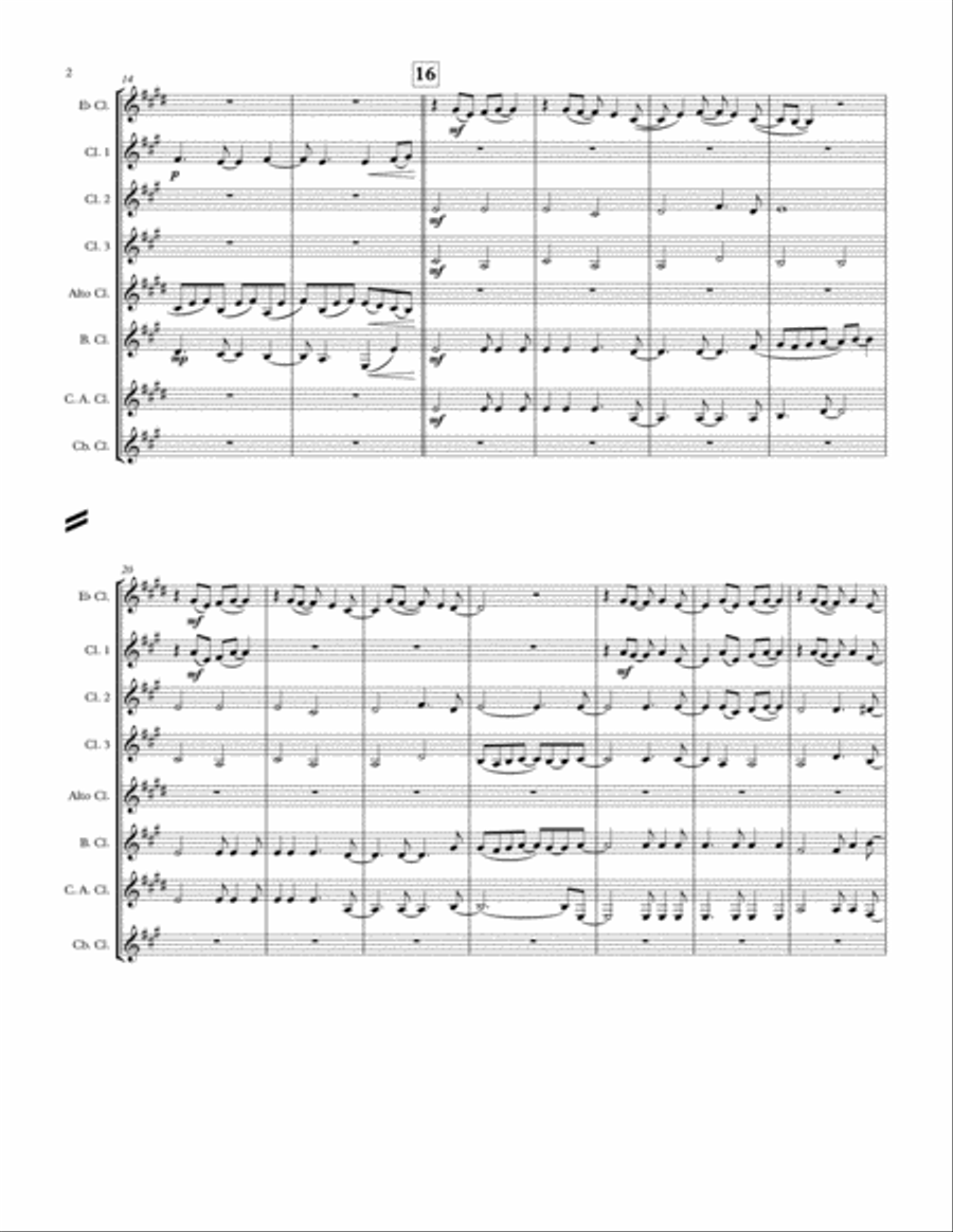Here Comes The Sun Woodwind Ensemble scores gallery preview page 2