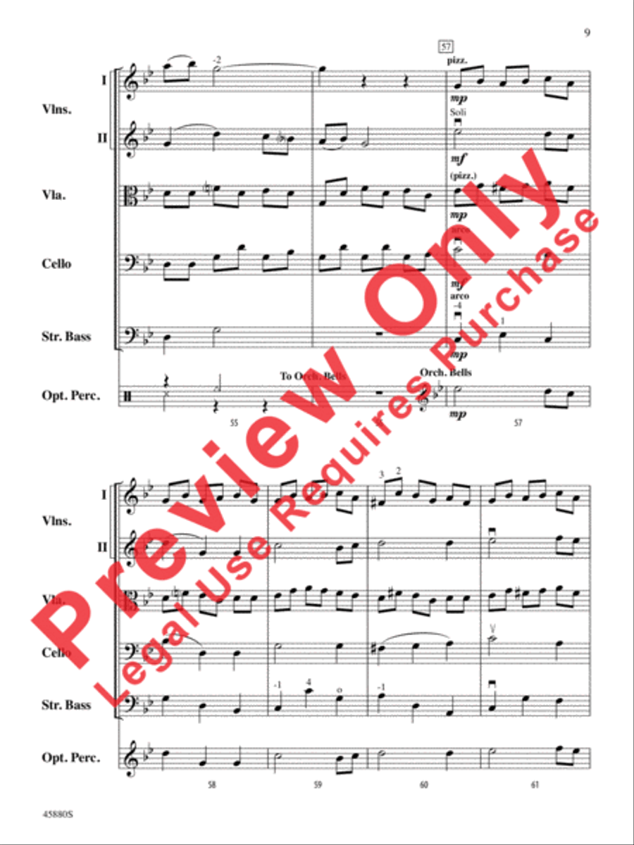My Candles String Orchestra scores gallery preview page 9