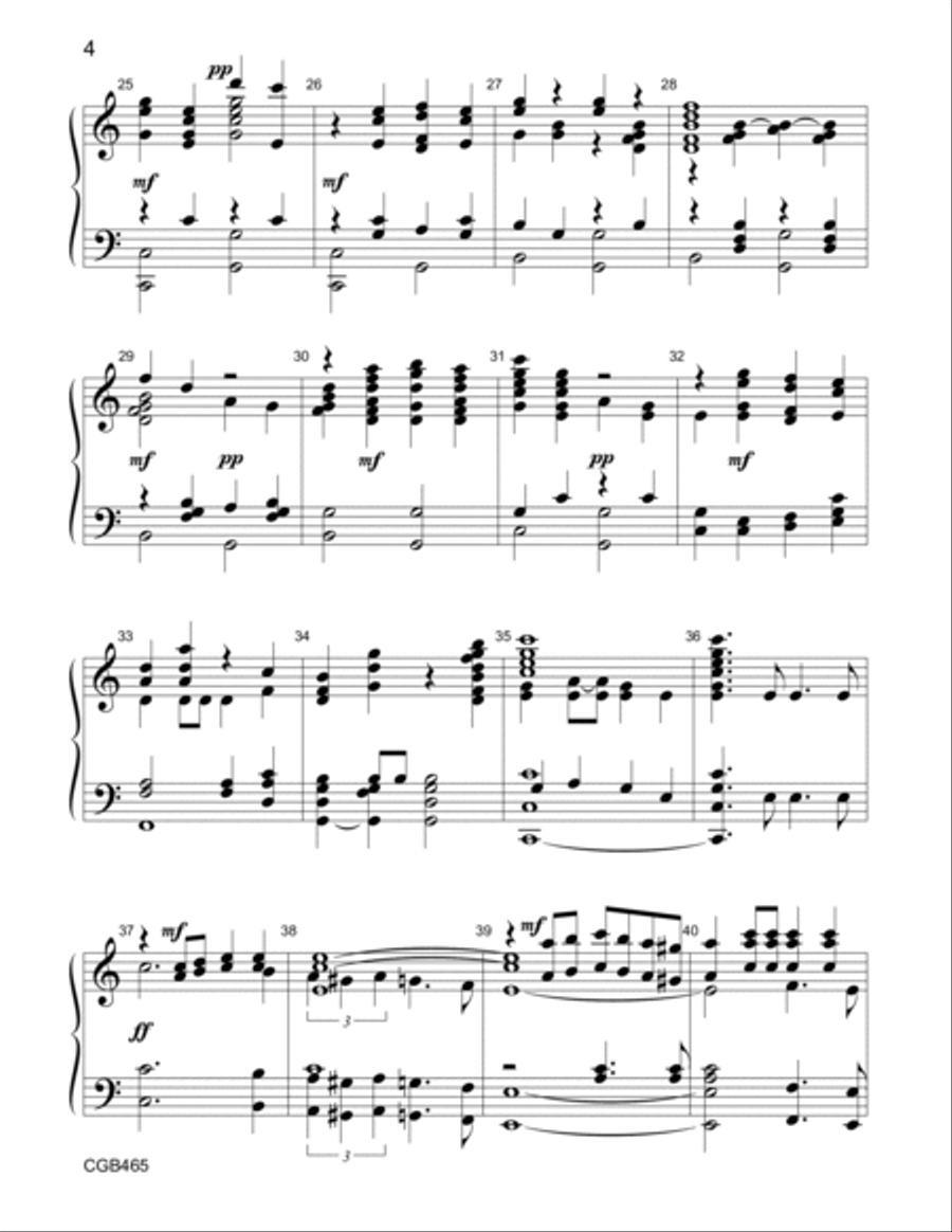 Colonel Bogey March Colonel Bogey March Handbell Choir scores gallery preview page 4