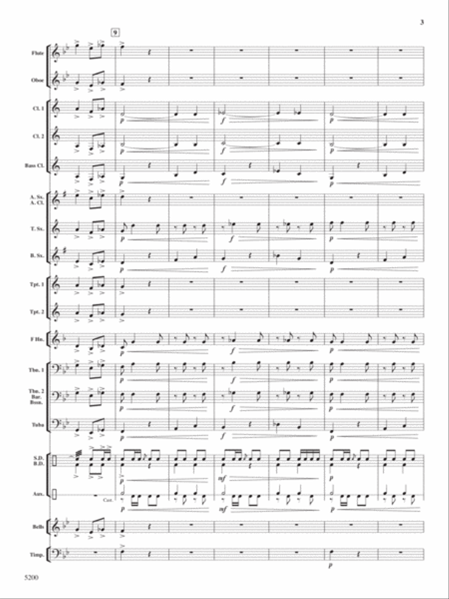 Los Banditos Concert Band scores gallery preview page 3