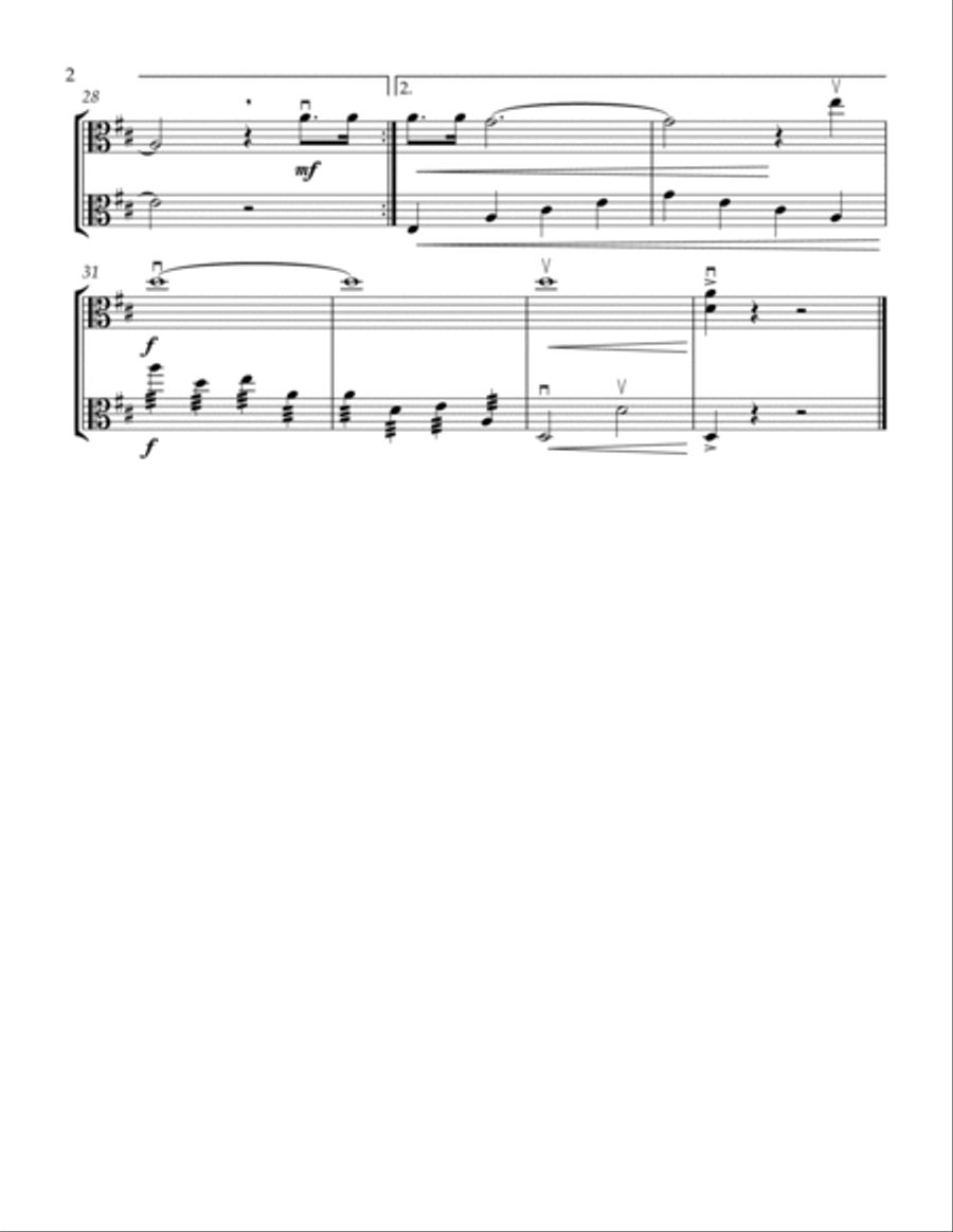 Happy Holiday Happy Holiday String Duet scores gallery preview page 3