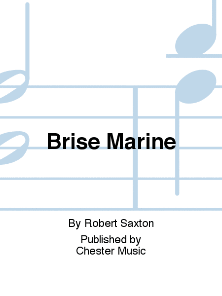 Brise Marine  Sheet Music