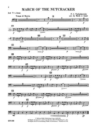 Nutcracker Ballet, Set II ("March of the Nutcracker" and "Trepak"): 2nd Trombone