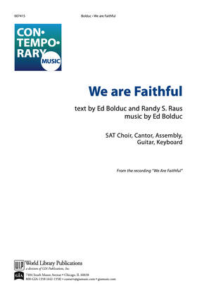 Book cover for We Are Faithful