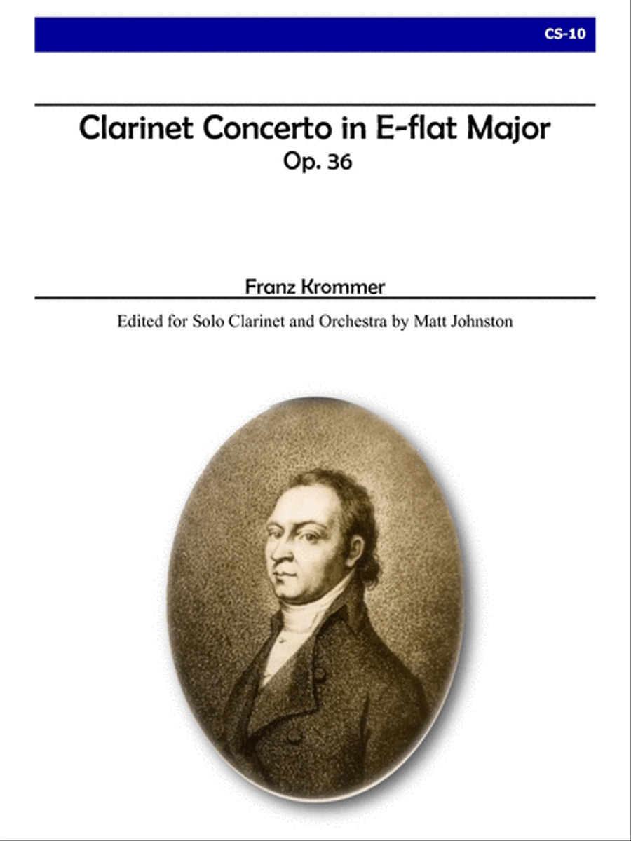 Clarinet Concerto in E-flat Major, Op. 36 Orchestra scores gallery preview page 1