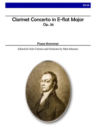Book cover for Clarinet Concerto in E-flat Major, Op. 36