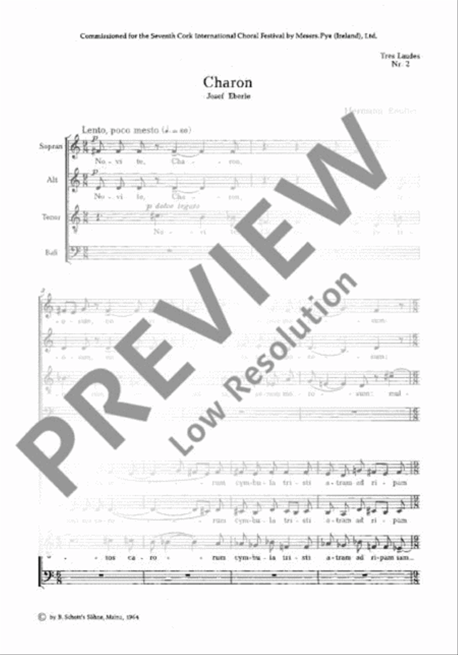 Tres Laudes 4-Part scores gallery preview page 2