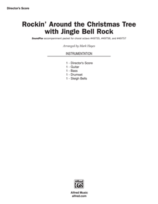 Book cover for Rockin' Around the Christmas Tree with Jingle Bell Rock: Score