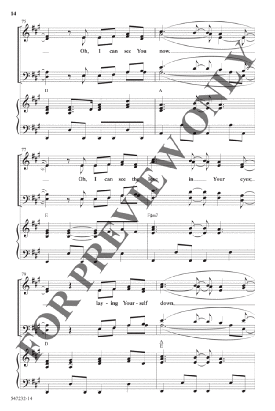 Broken Vessels (Amazing Grace) - Anthem 4-Part scores gallery preview page 13