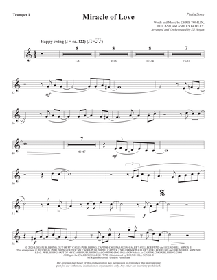 Miracle of Love (arr. Ed Hogan) - Bb Trumpet 1