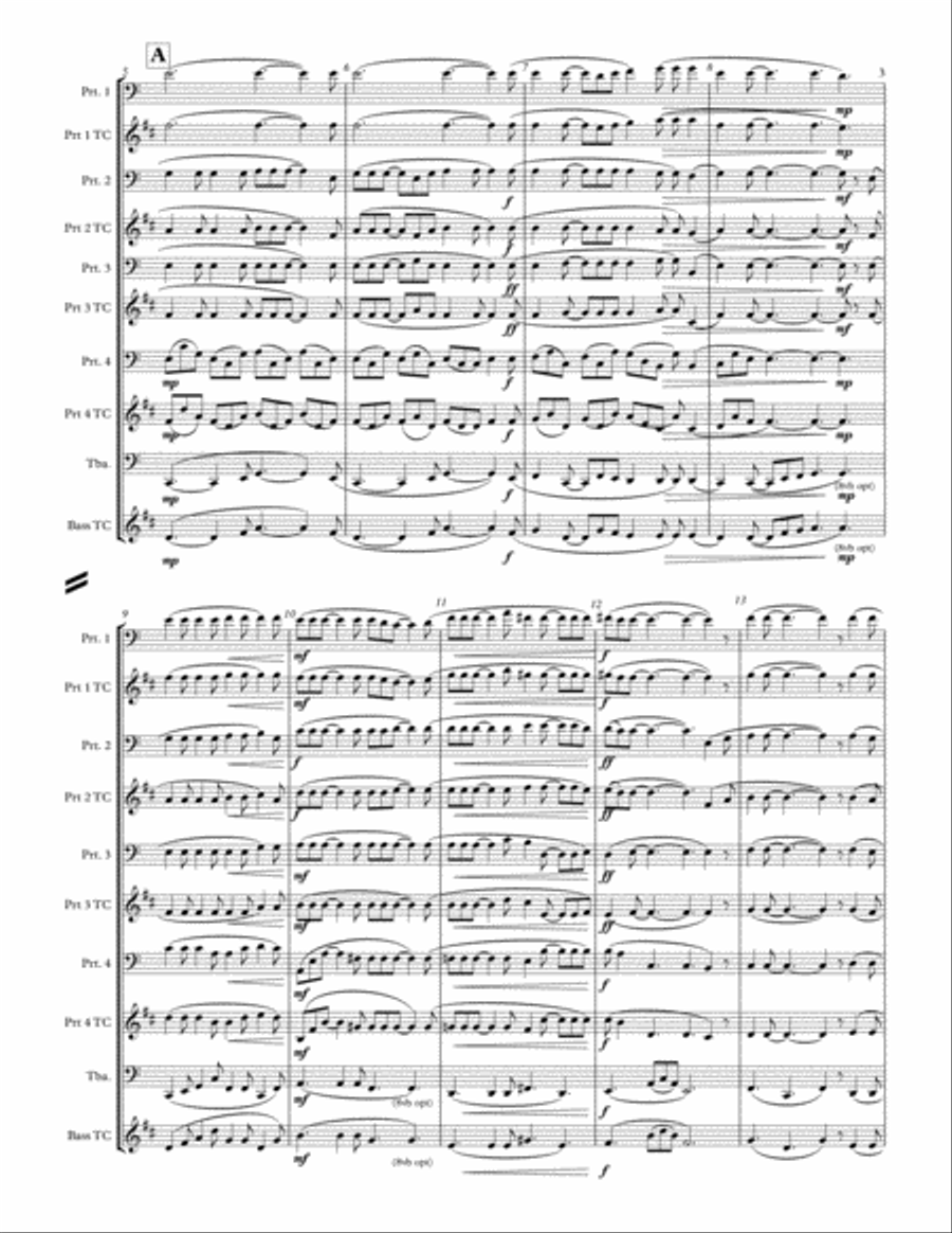 Hallelujah Small Ensemble scores gallery preview page 3