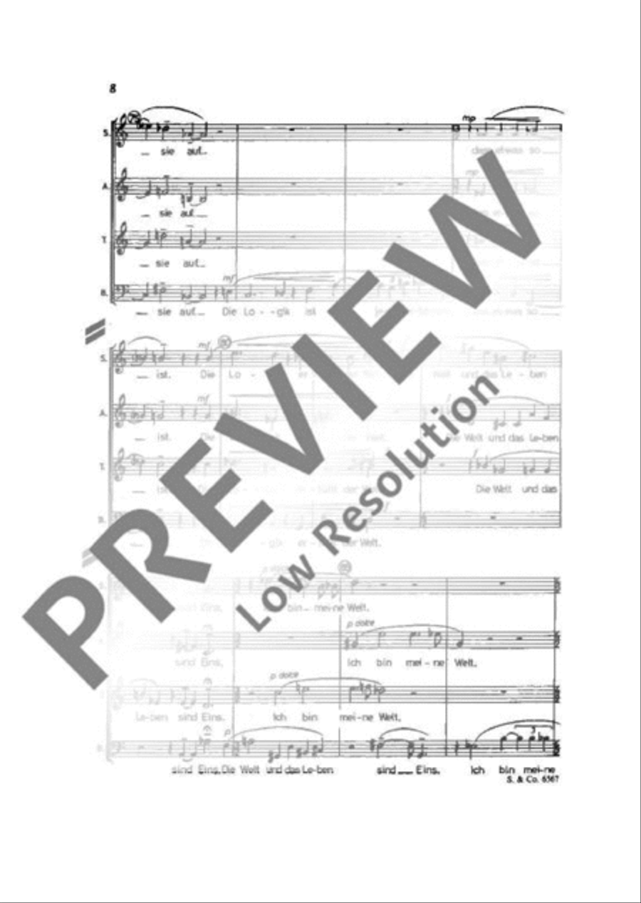 Excerpta tractati logico Philosophici 4-Part scores gallery preview page 11