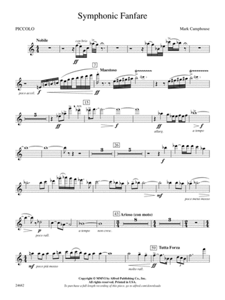 Symphonic Fanfare: Piccolo