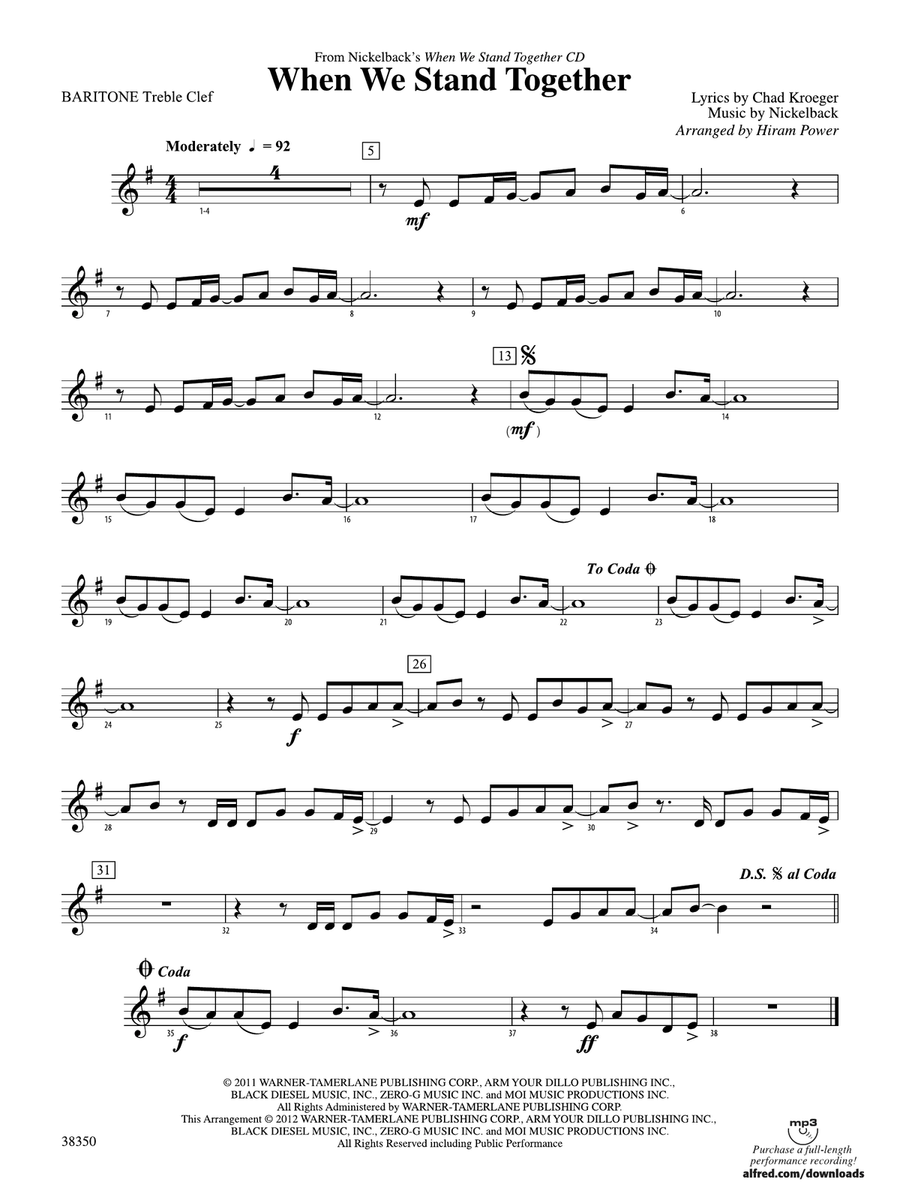 When We Stand Together: Baritone T.C.