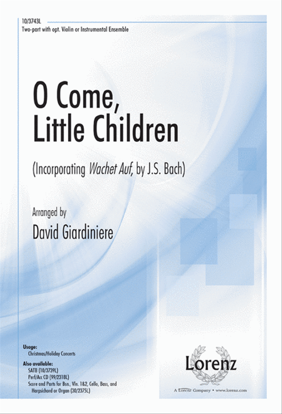 O Come, Little Children 2-Part scores gallery preview page 1