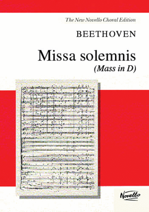 Book cover for Missa Solemnis (Mass in D)