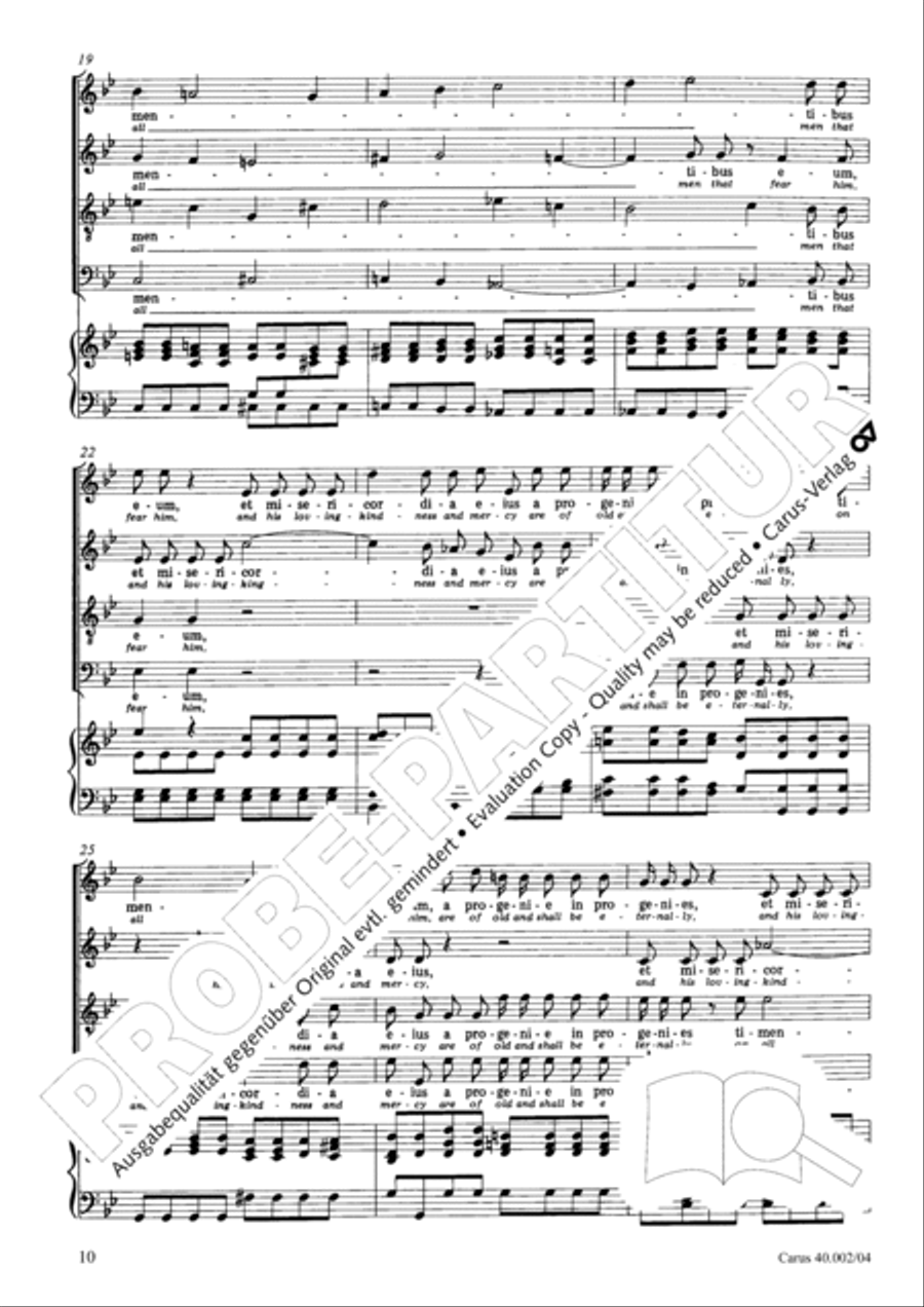 Magnificat Magnificat SA scores gallery preview page 11