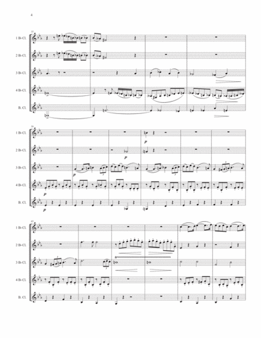 Pavane for Clarinet Quintet image number null