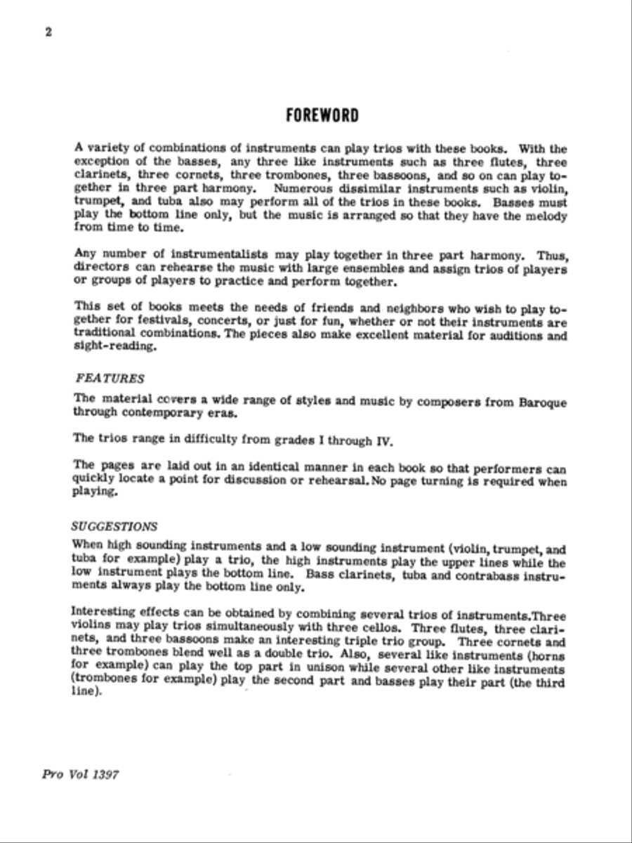 Trios for All Small Ensemble scores gallery preview page 3