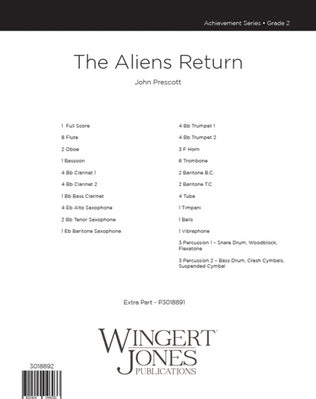 The Aliens Return - Full Score