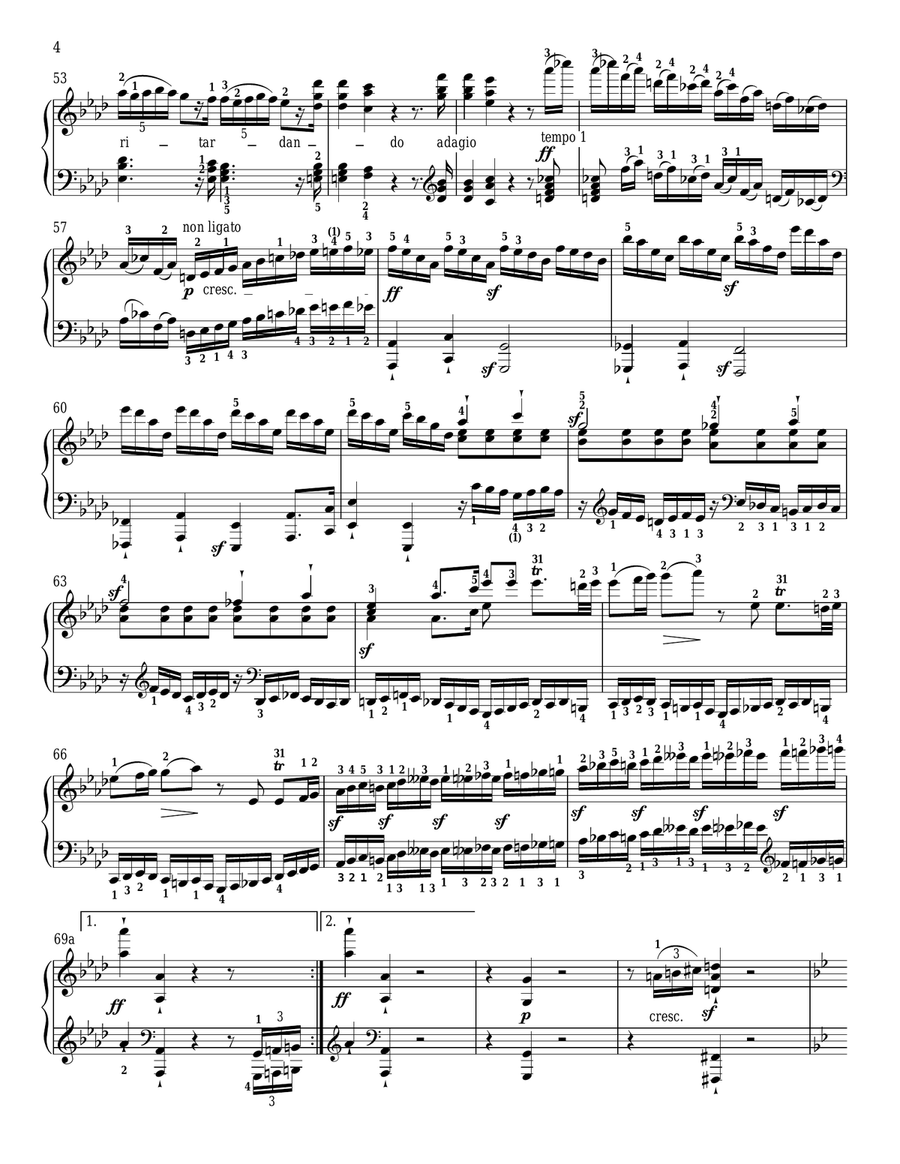 Piano Sonata No. 32 In C minor, Op. 111 Piano Solo scores gallery preview page 4
