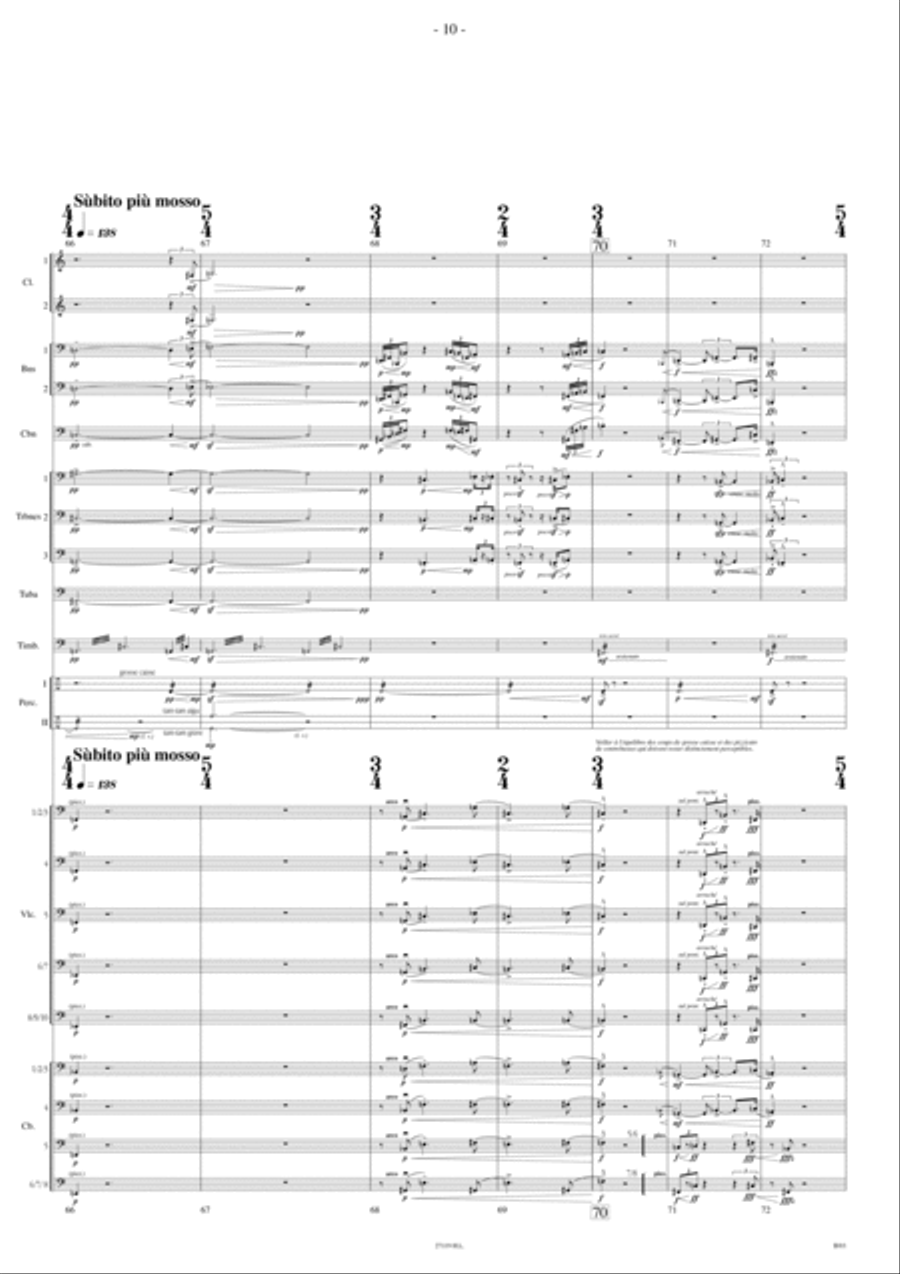 Lucifer D'Apres Pollock Orchestra scores gallery preview page 9