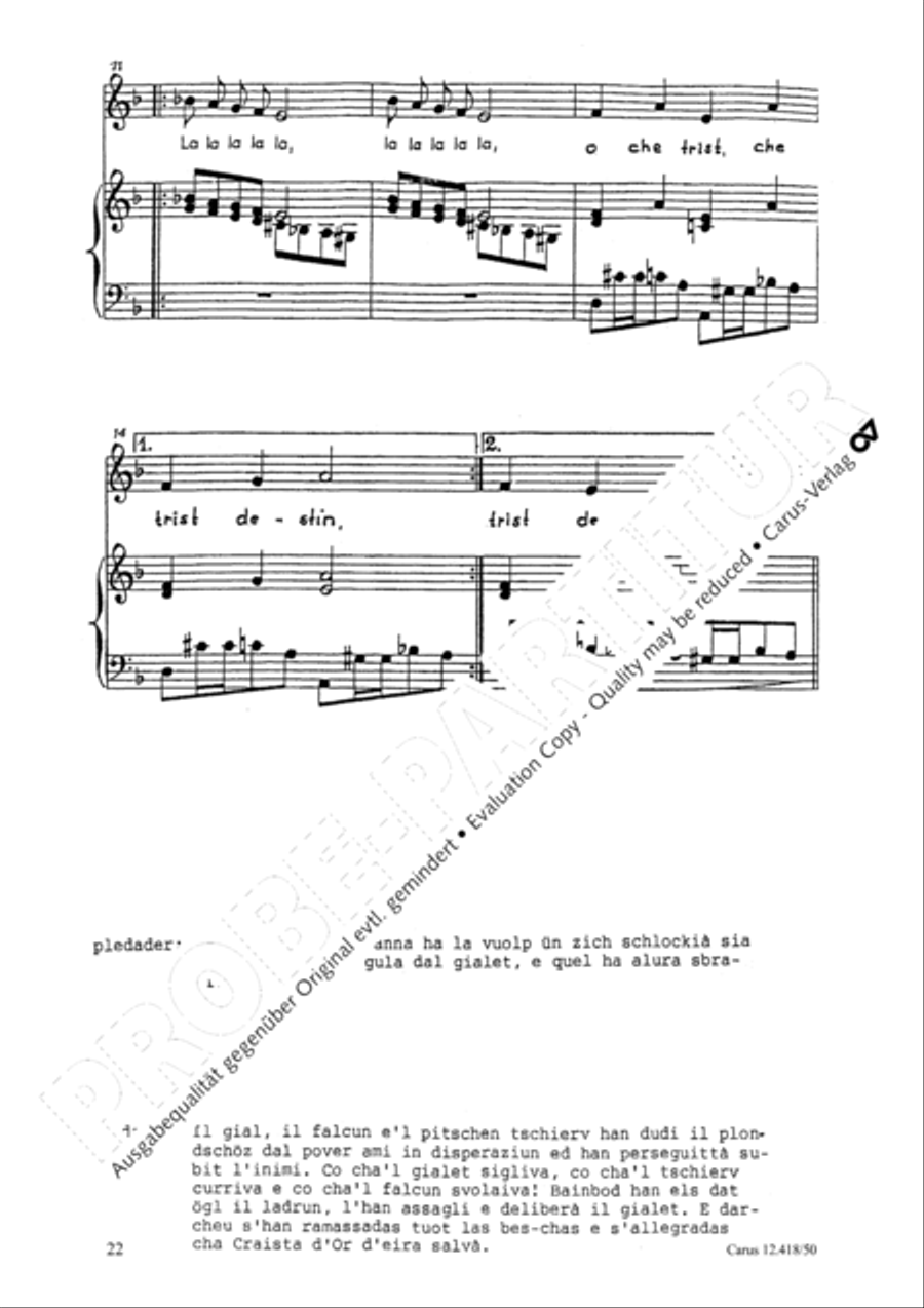 Dal gialet buondrius Voice Solo scores gallery preview page 23