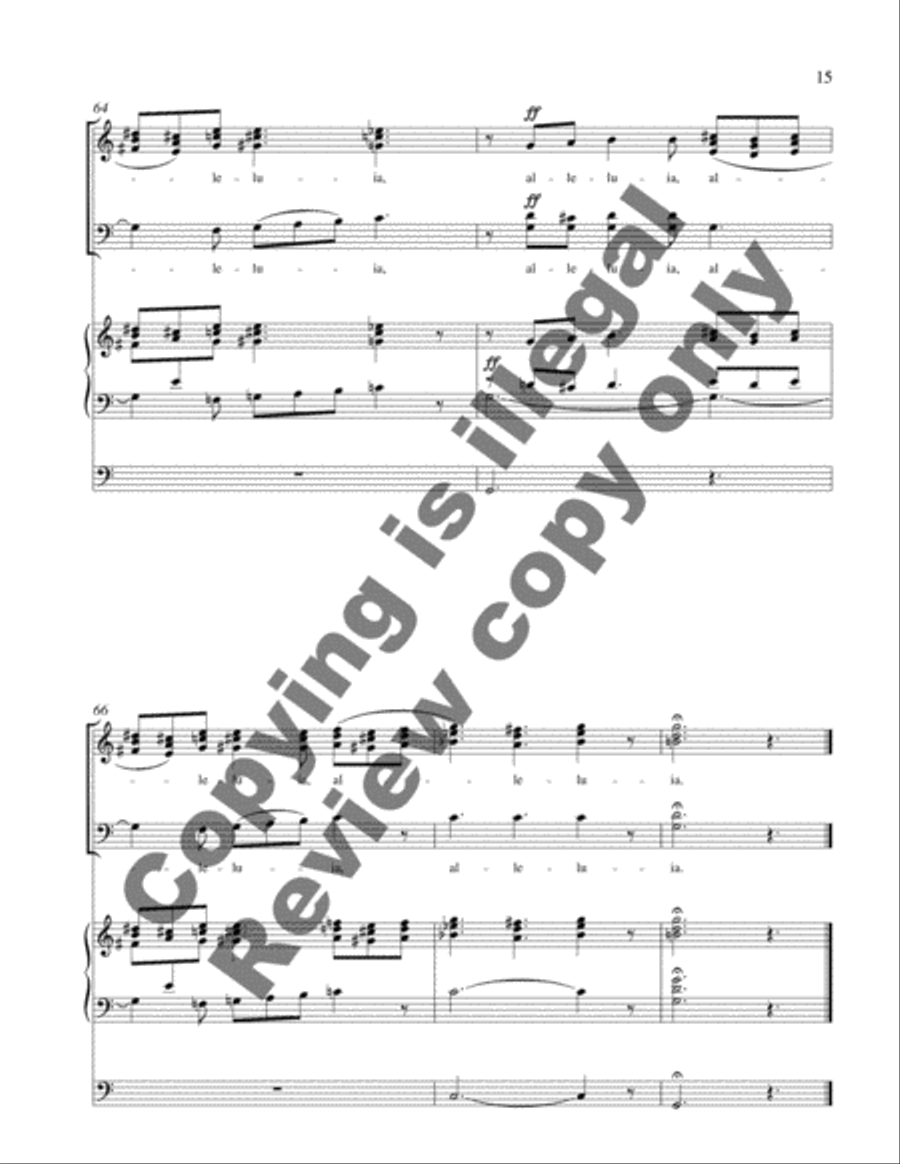 Revelation Motets 4-Part scores gallery preview page 6