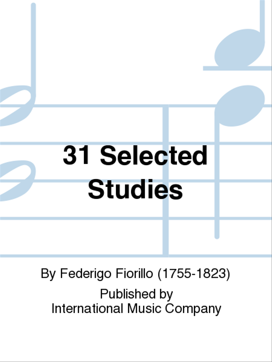 31 Selected Studies Viola Solo scores gallery preview page 1