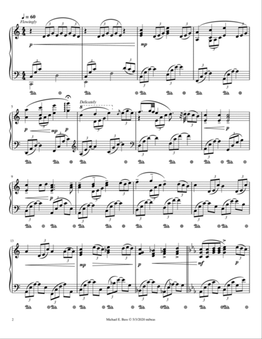 Reminiscence - piano solo Piano Method scores gallery preview page 2