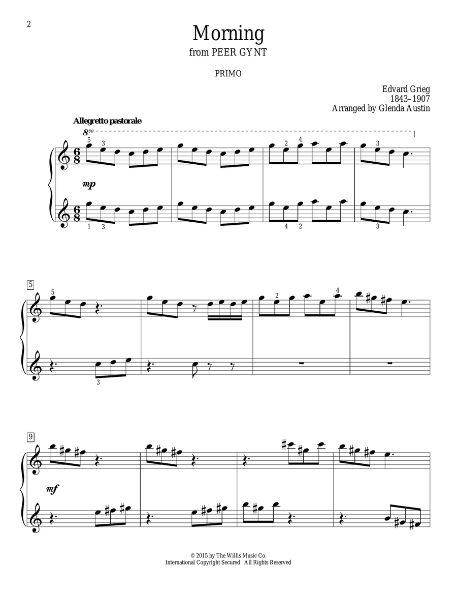 Morning Morning Piano Method scores gallery preview page 2