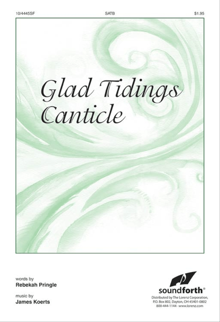 Glad Tidings Canticle Glad Tidings Canticle 4-Part scores gallery preview page 1