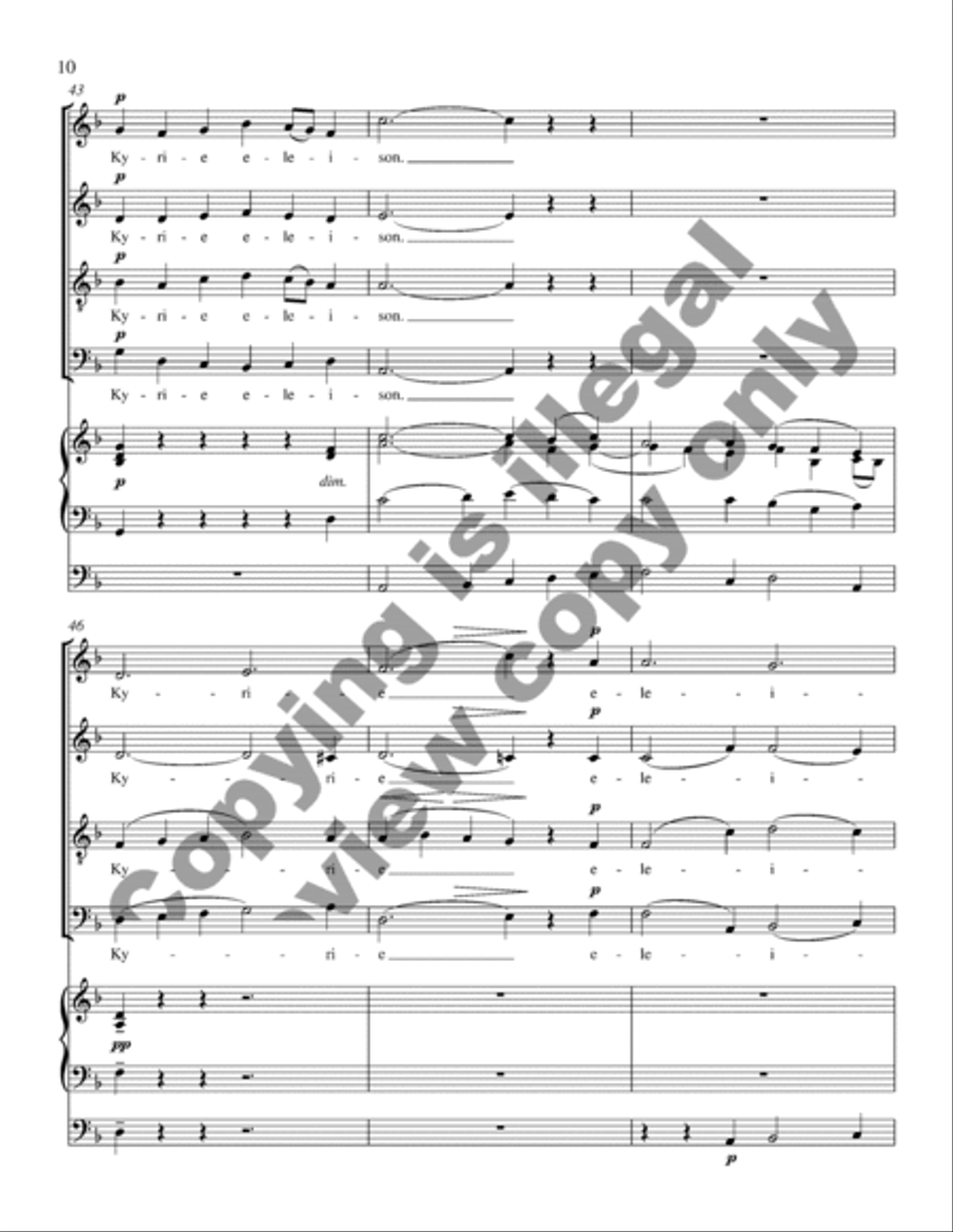 Missa in dulci jubilo (Choral Score) 4-Part scores gallery preview page 10