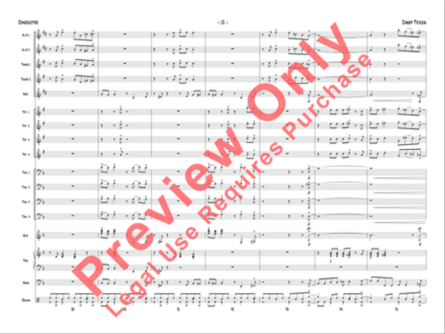 Cheep Tricks Cheep Tricks Jazz Ensemble scores gallery preview page 29