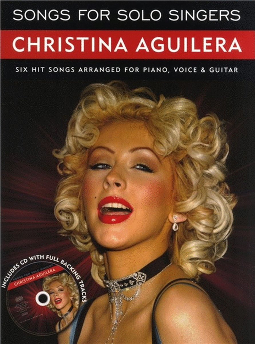 Songs For Solo Singers Christina Aguilera Book/CD