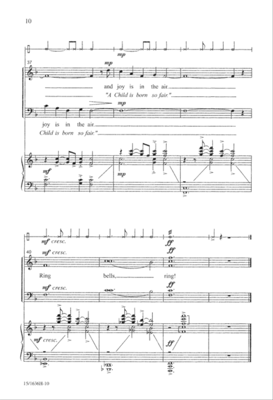 Irish Carol Irish Carol 4-Part scores gallery preview page 11