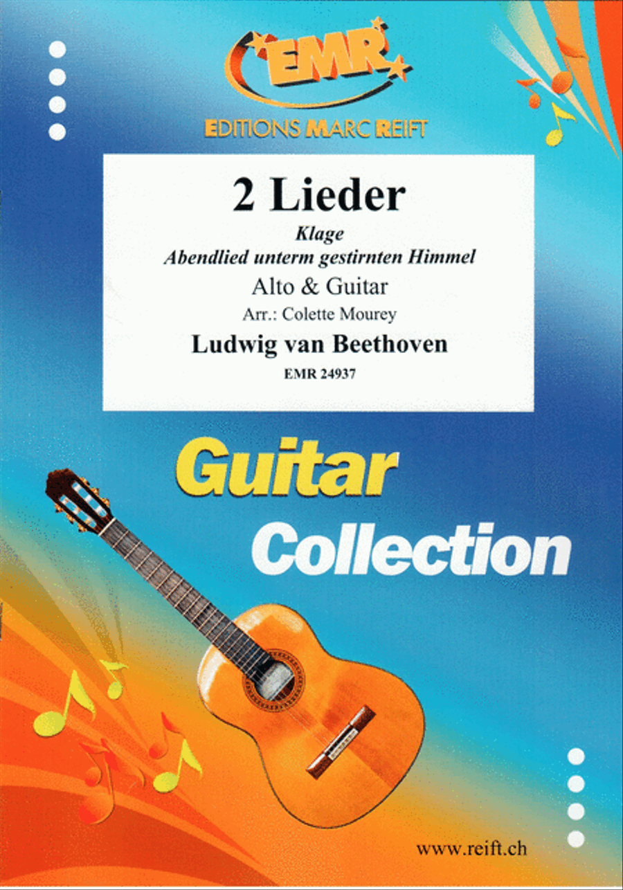 2 Lieder Classical Guitar scores gallery preview page 1