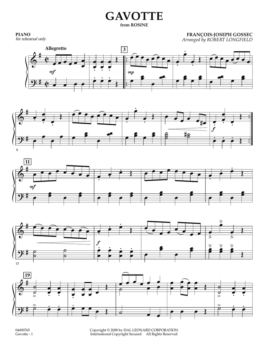 Gavotte (from 