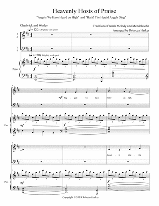 Heavenly Hosts of Praise (SATB Choral Arrangement)